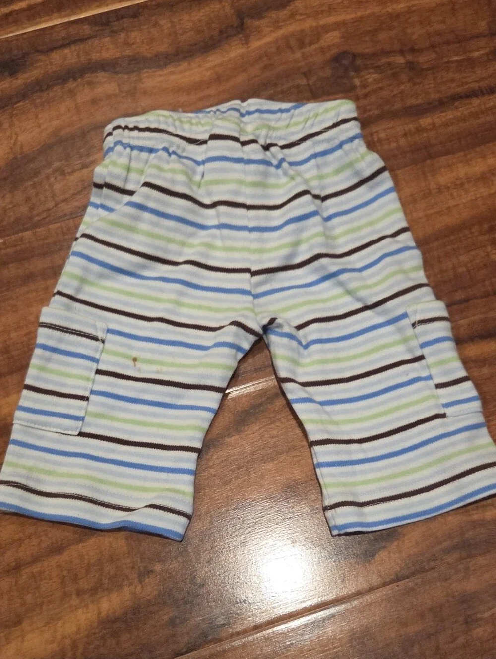Gymboree NWT Newborn Blue Striped Airplane Bodyuit, Pants and Bib Set